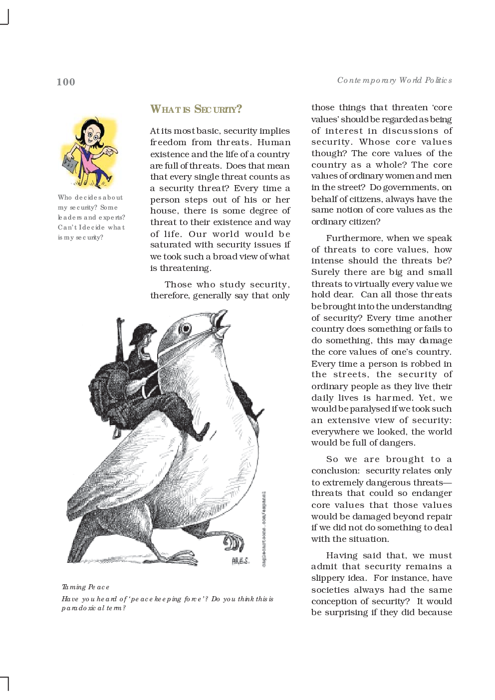 CBSE Security In The Contemporary World (Political Science) Study Material For Class 12 - Page 3