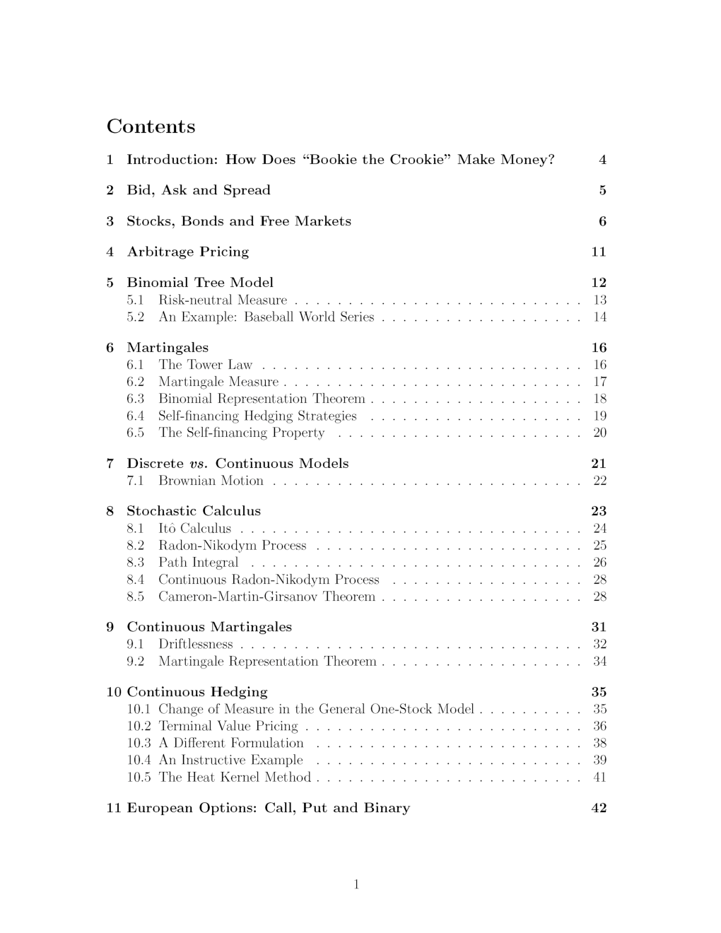 Financial Calculus - Page 2