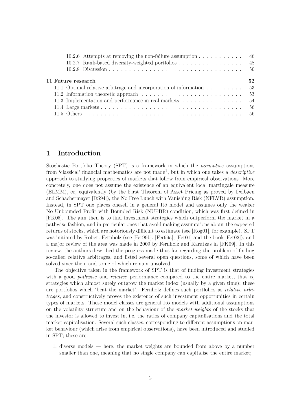 Topics In Stochastic Portfolio Theory - Page 4