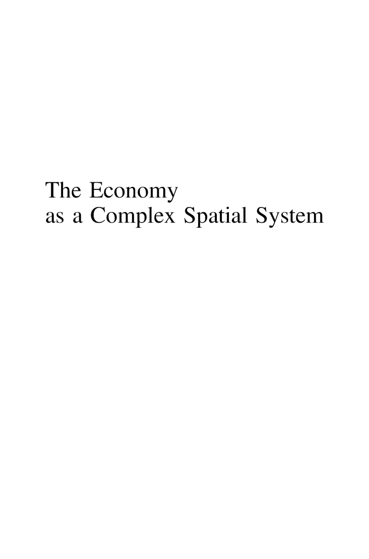 The Economy As A Complex Spatial System - Page 2
