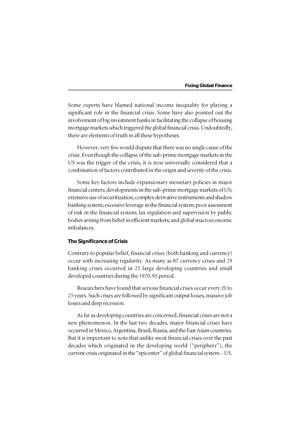 Fixing Global Finance - Page 5