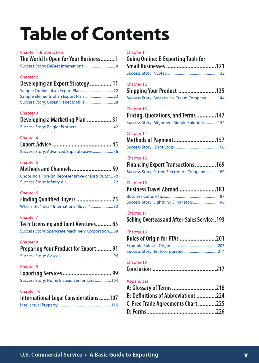 A Basic Guide To Exporting 11th Edition - Page 2