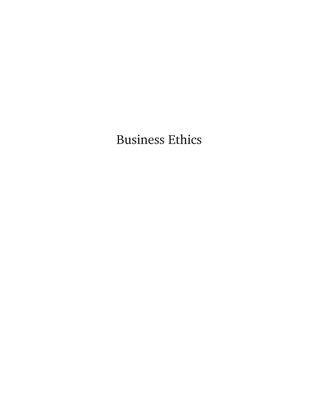 Business Ethics - Page 2