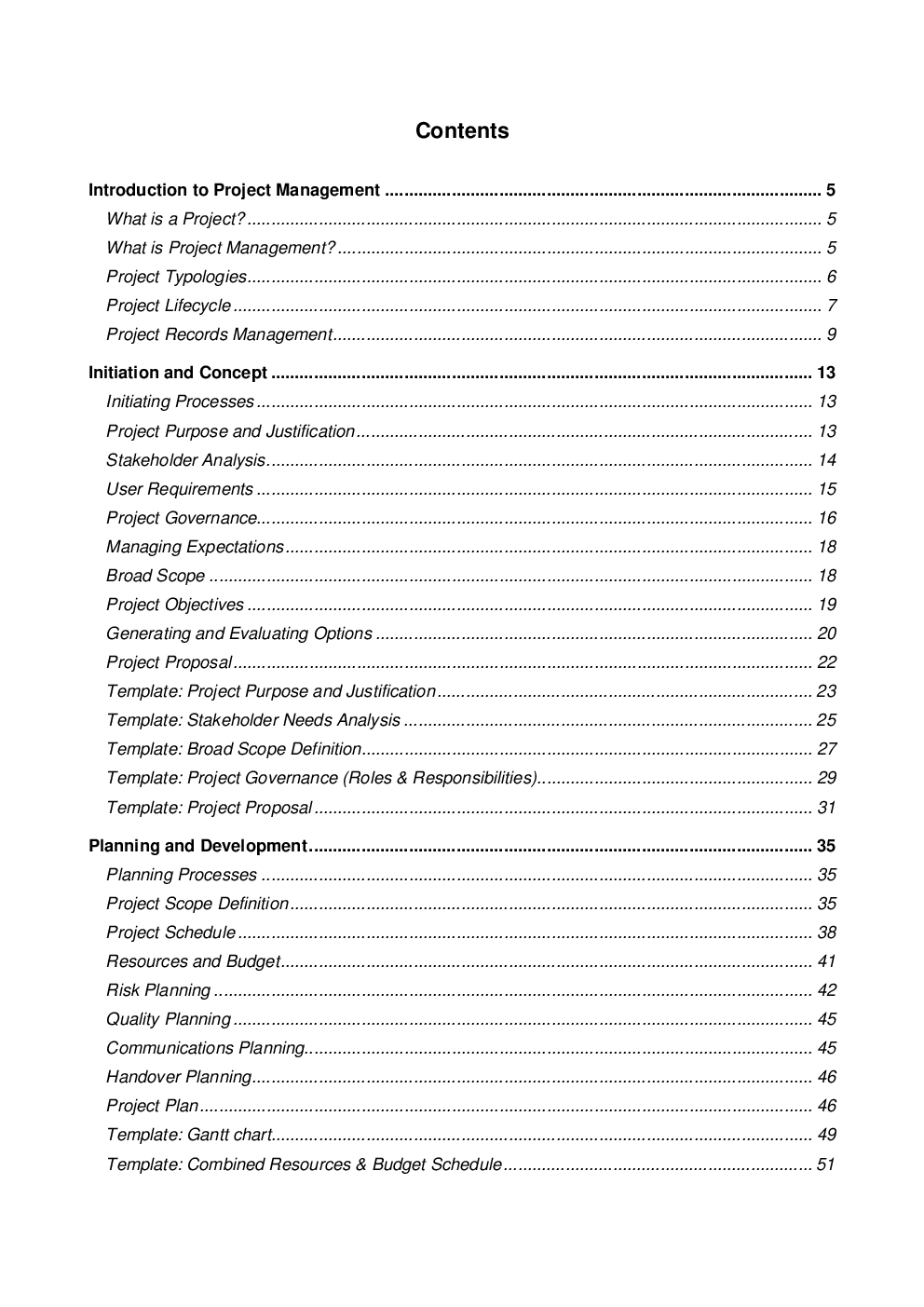 Program Guide To Project Management - Page 2