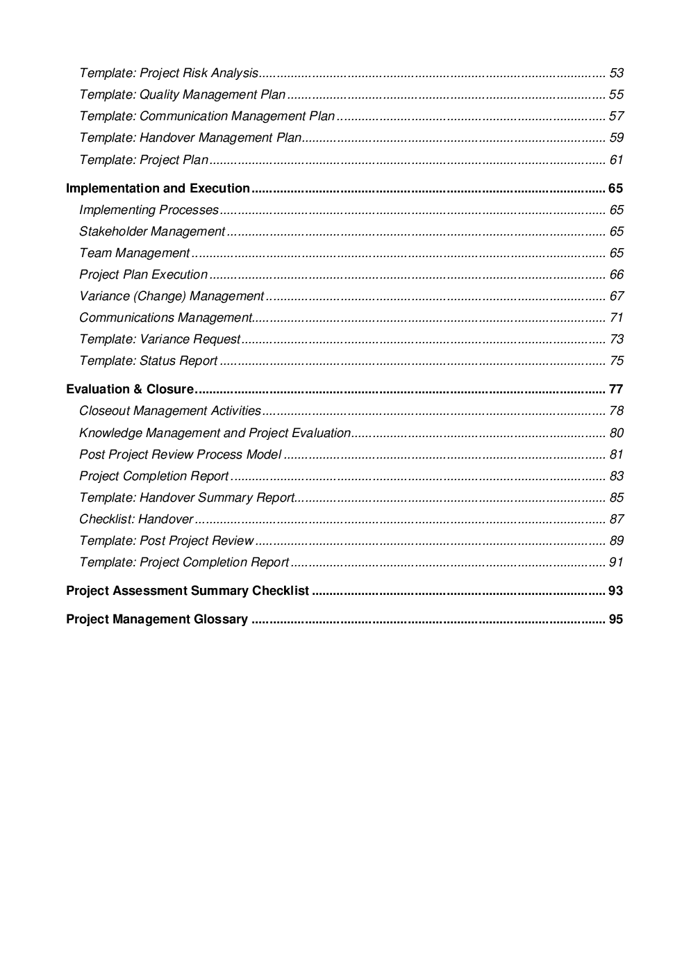 Program Guide To Project Management - Page 3