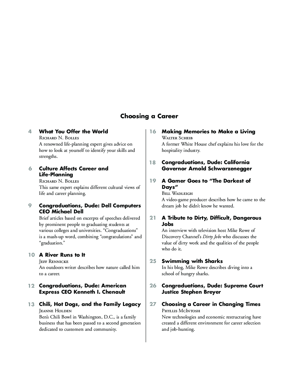 Choosing A Career - Page 2