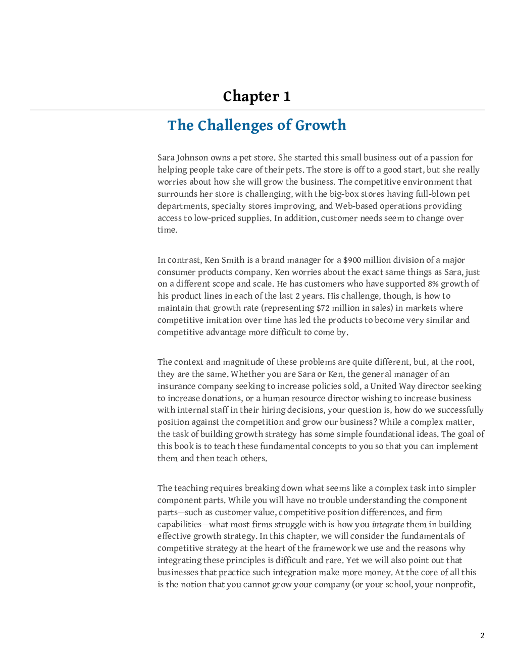 Competitive Strategies For Growth - Page 5