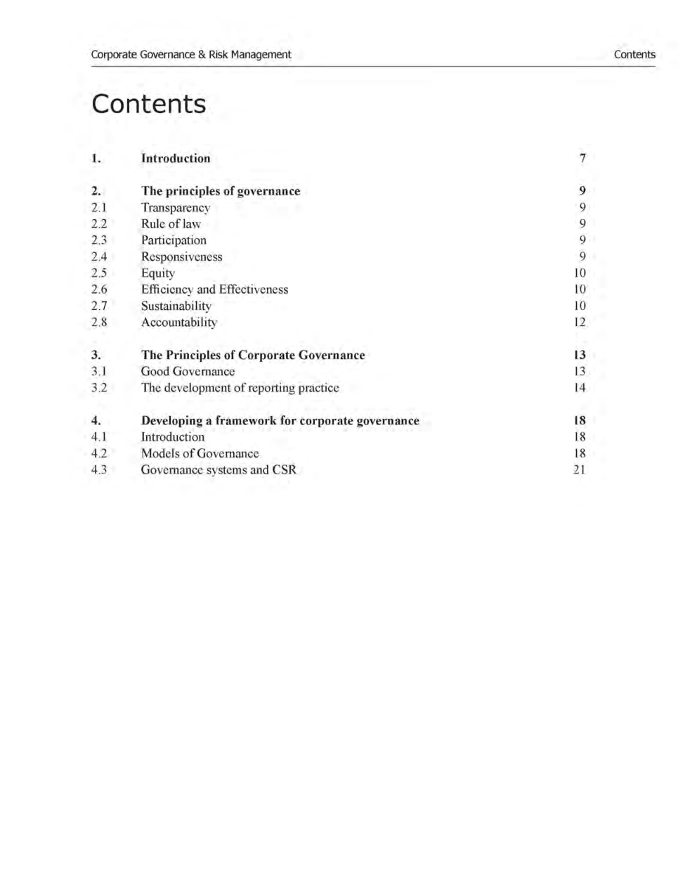 Corporate Governance And Risk Management - Page 3