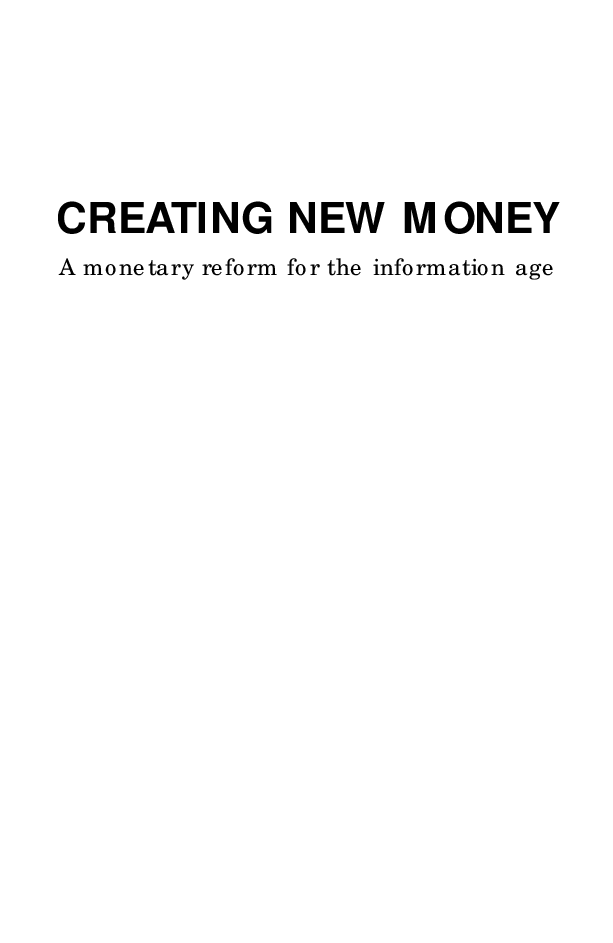 Creating New Money - Page 2
