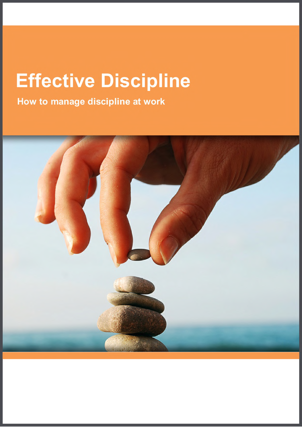 Effective Discipline How To Manage Discipline At Work - Page 1