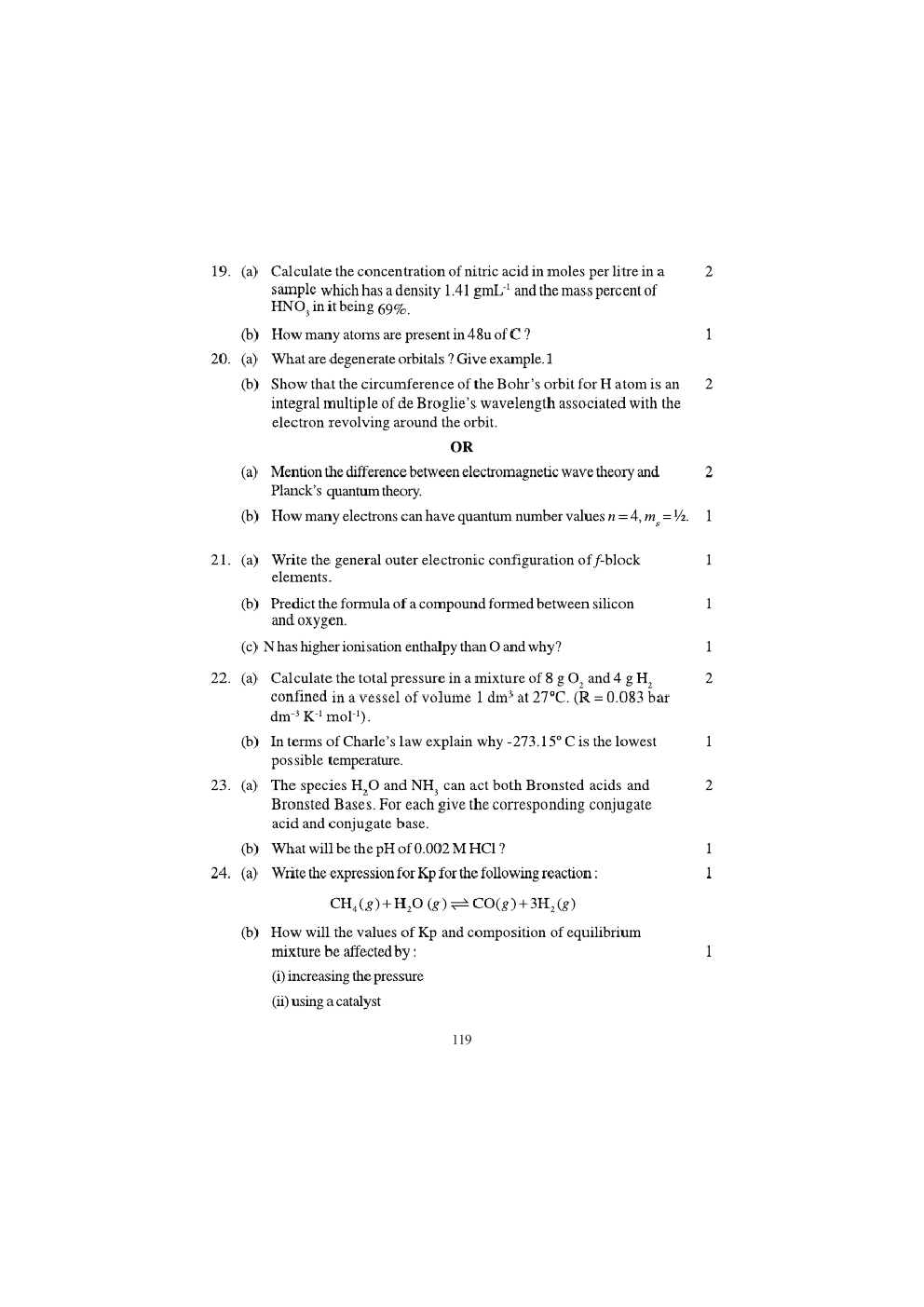CBSE Class XI Chemistry Previous Year Question Paper 2014 - Page 4