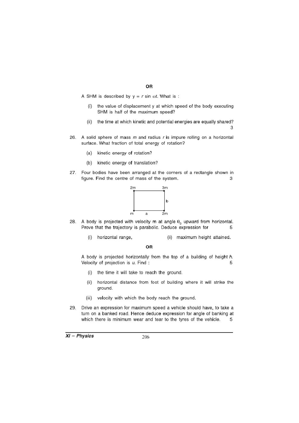 CBSE Class XI Physics Previous Year Question Paper 2016 - Page 5