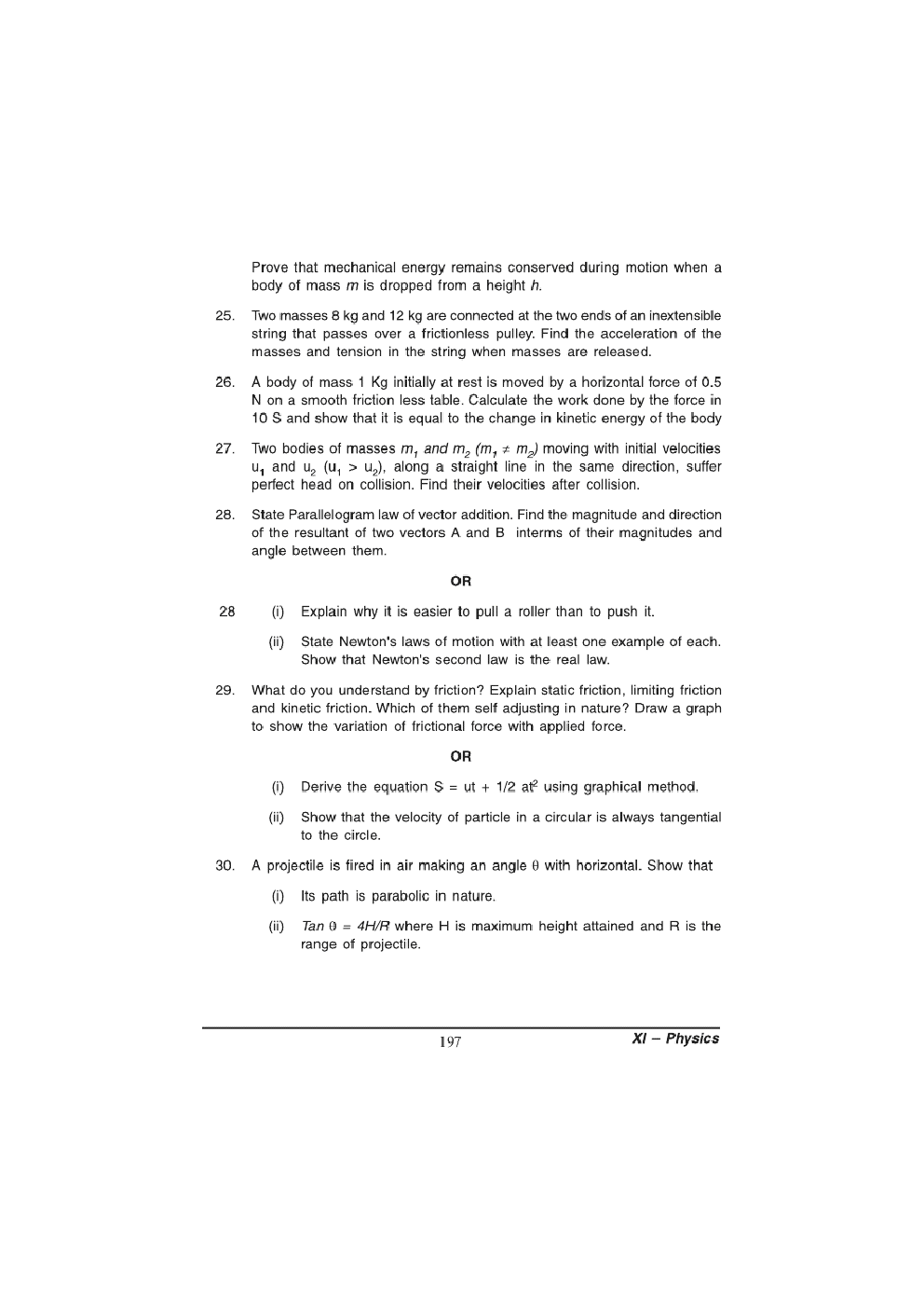 CBSE Class XI Physics Previous Year Question Paper 2018 - Page 5