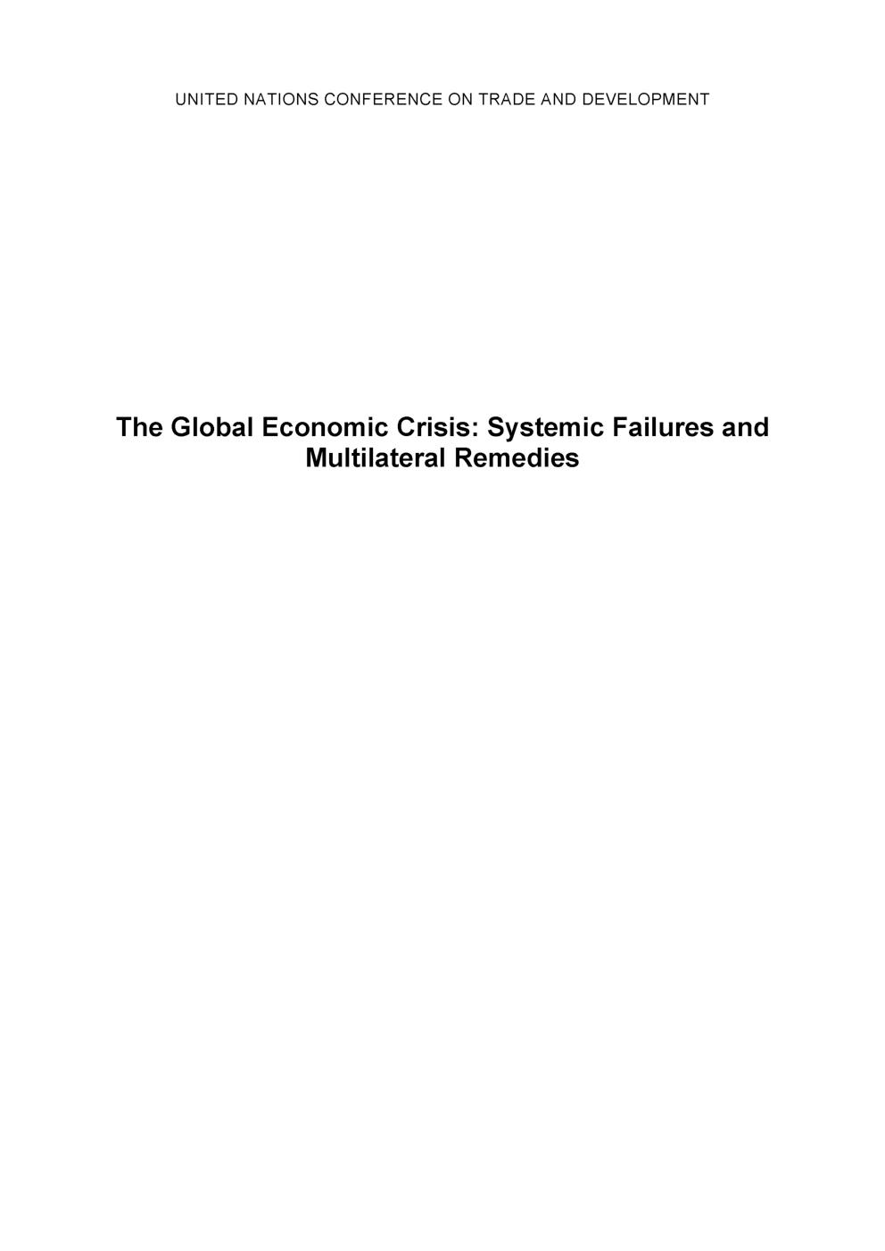 The Global Economic Crisis - Page 2