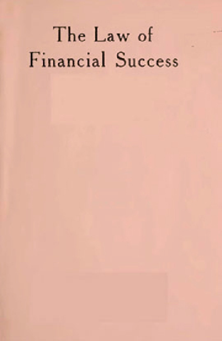 The Law Of Financial Success - Page 1
