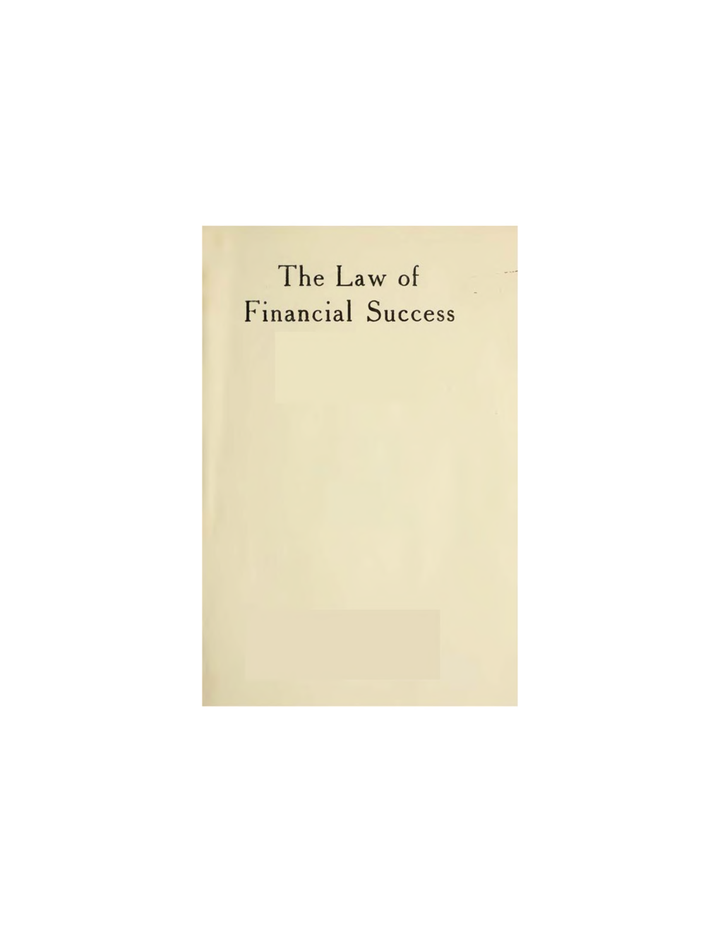 The Law Of Financial Success - Page 2