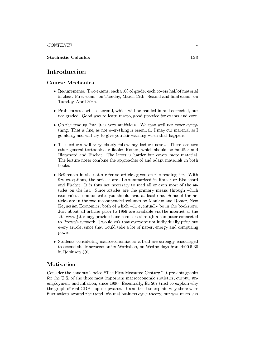 Lecture Notes In Macroeconomics - Page 5