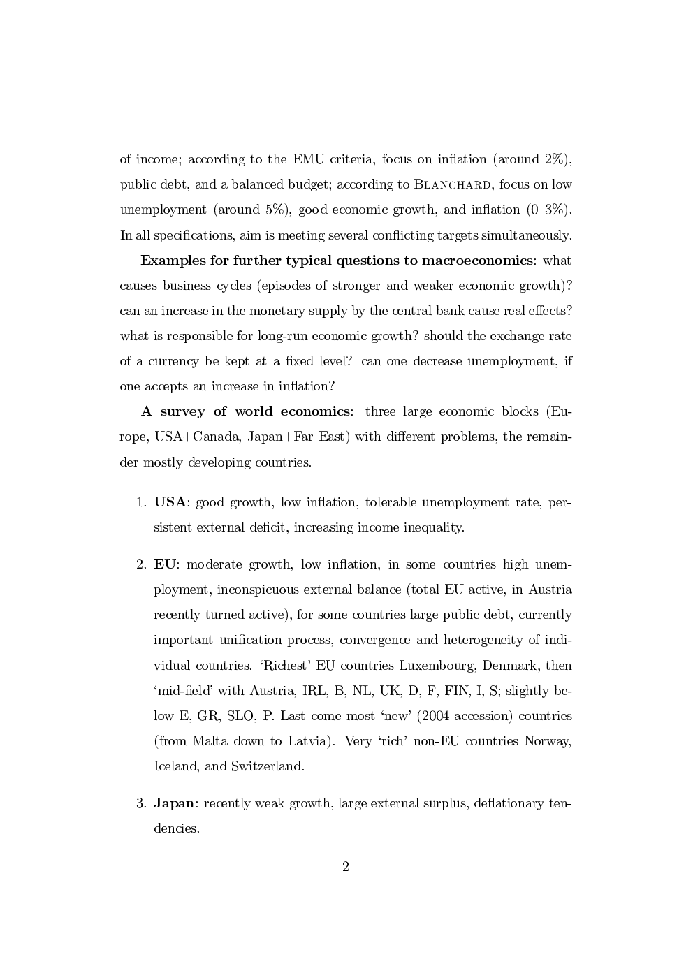 Introduction To Macroeconomics Lecture Notes - Page 4