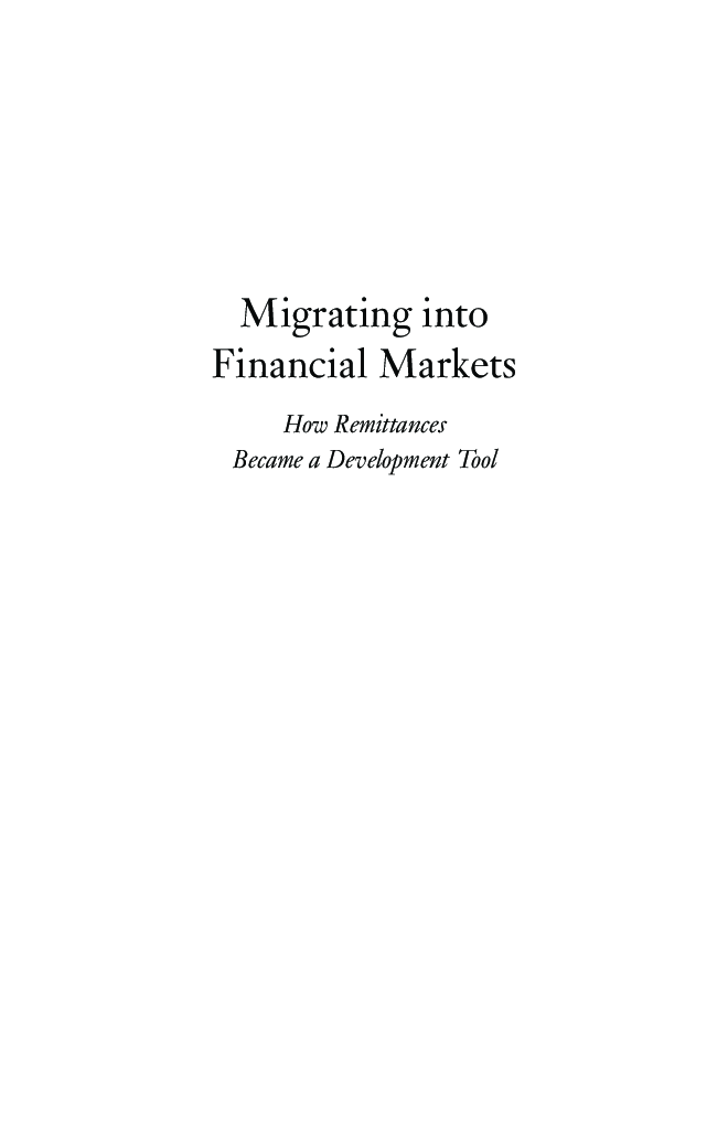 Migrating In To Financial Markets - Page 2