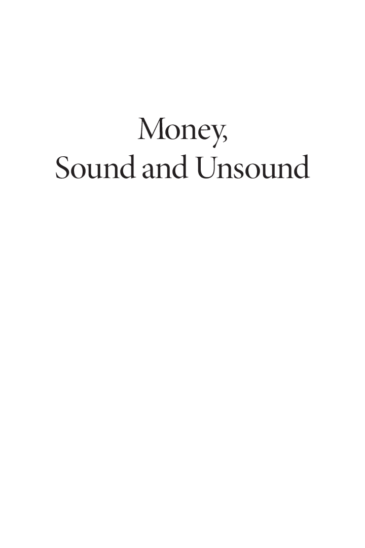 Money Sound And Unsound - Page 2
