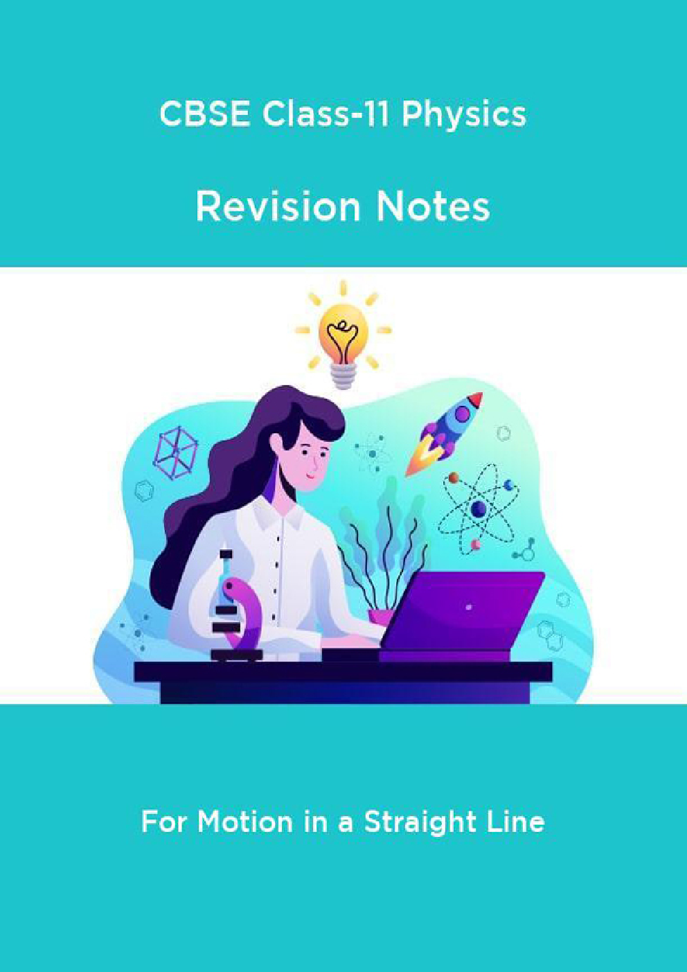 CBSE Class-11 Physics Revision Notes For Motion in a Straight Line - Page 1