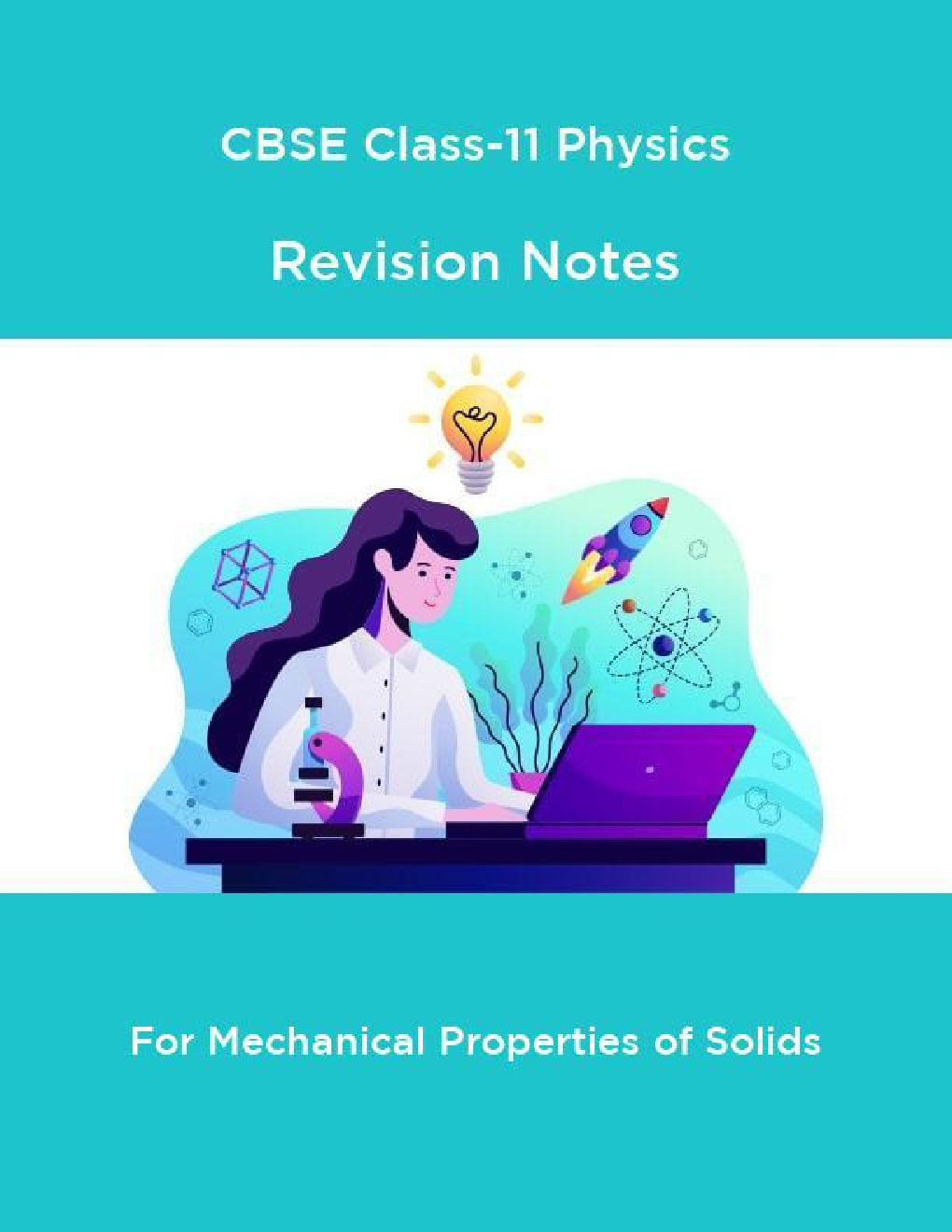 CBSE Class-11 Physics Revision Notes For Mechanical Properties of Solids - Page 1