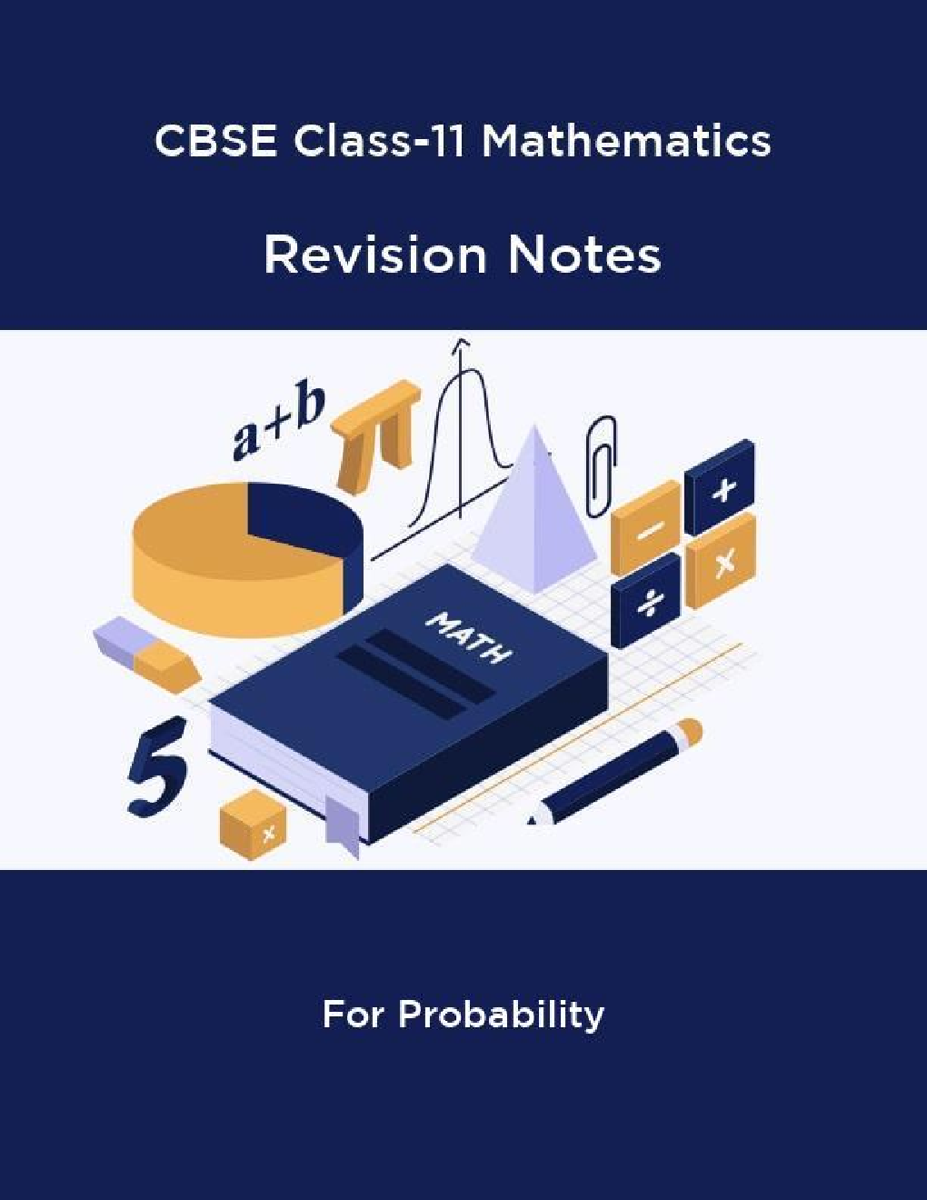 CBSE Class-11 Mathematics Revision Notes For Probability - Page 1