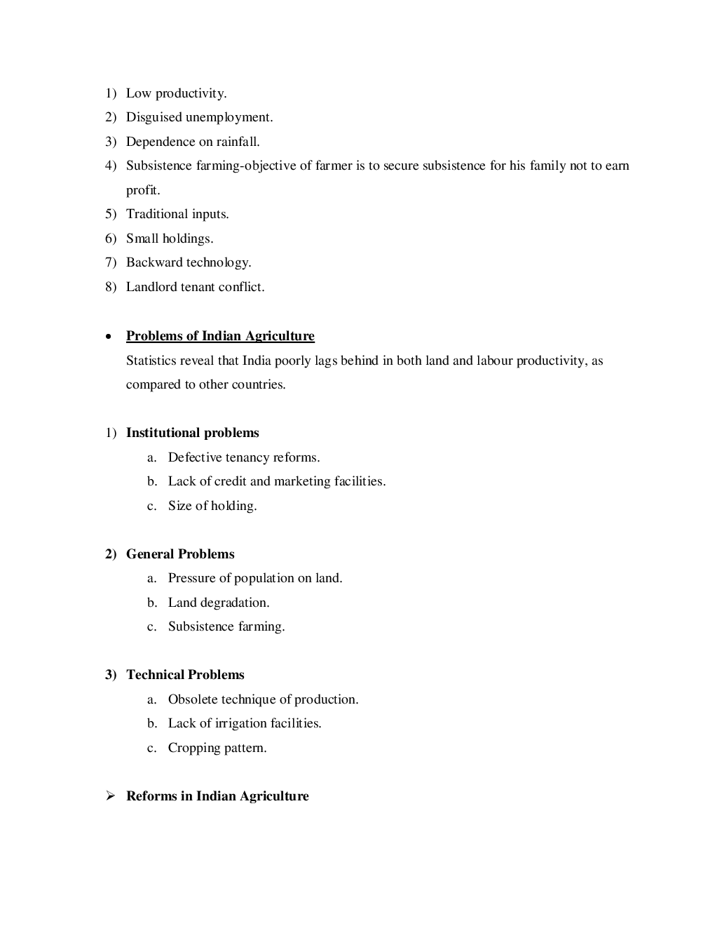 CBSE Class-11 Economics Revision Notes For Indian Economy 1950-1990 - Page 4