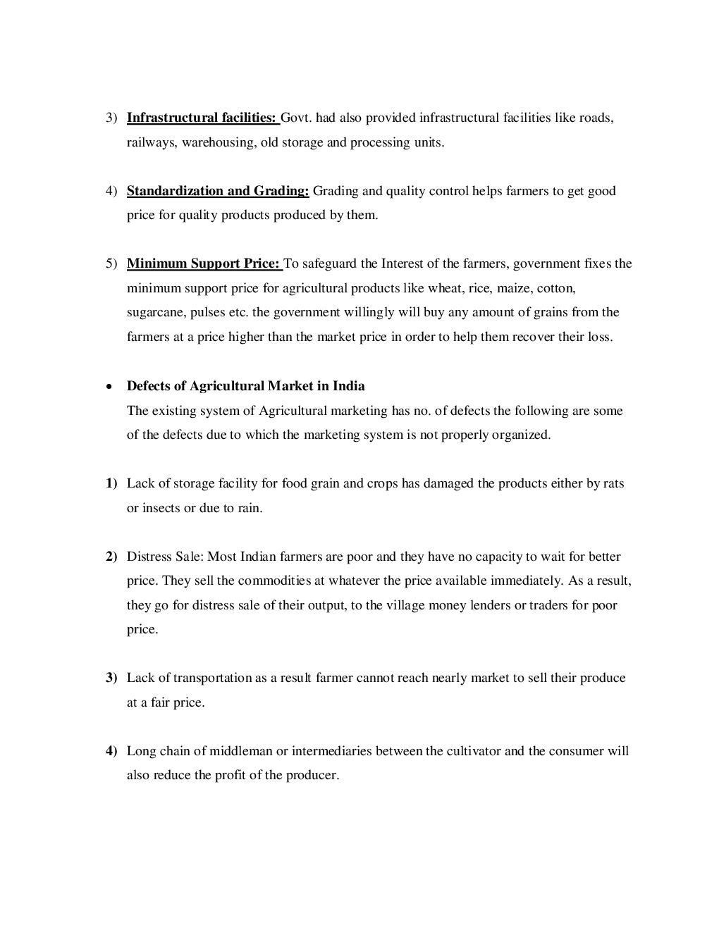 CBSE Class-11 Economics Revision Notes For Rural Development - Page 4