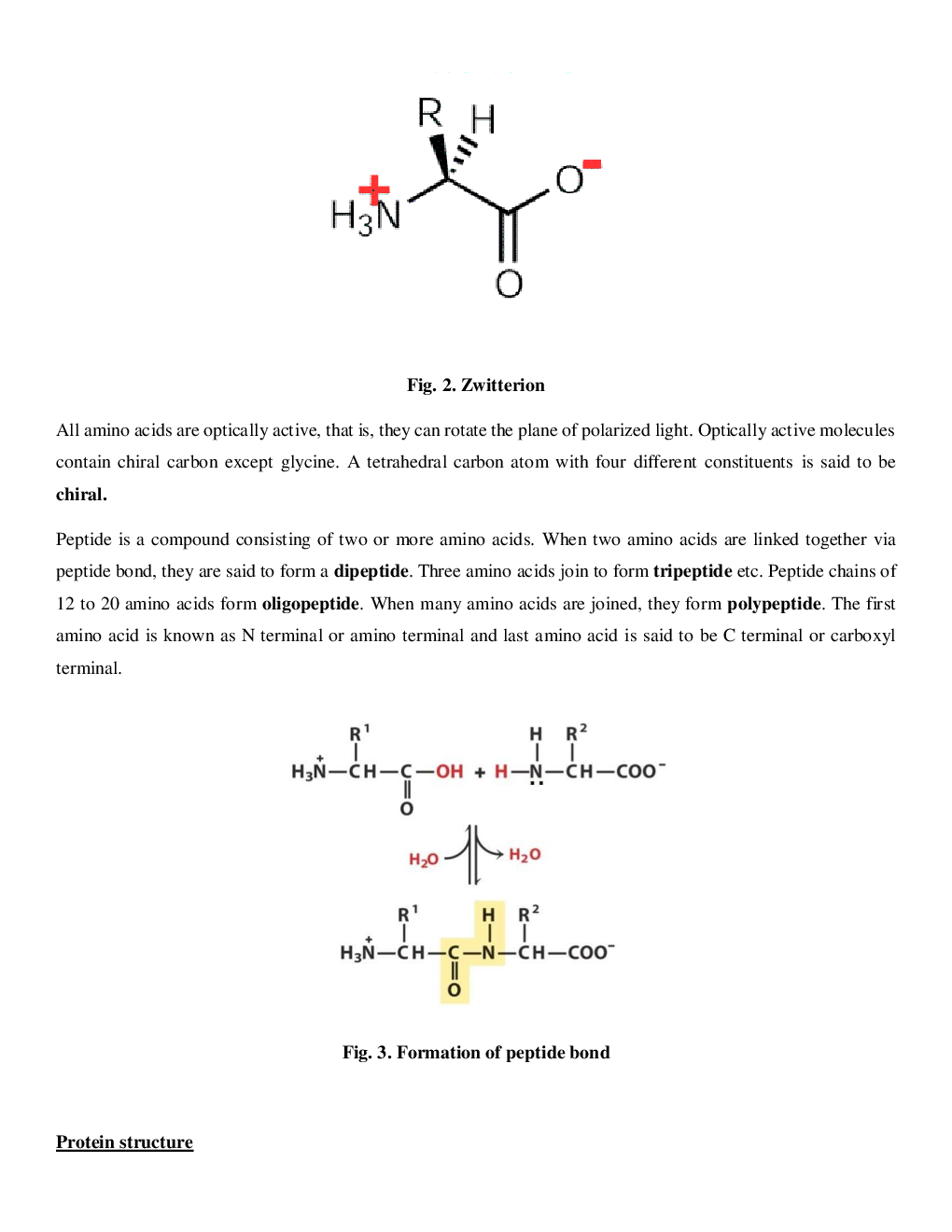CBSE Class-11  Biology Revision Notes For Biomolecules - Page 3