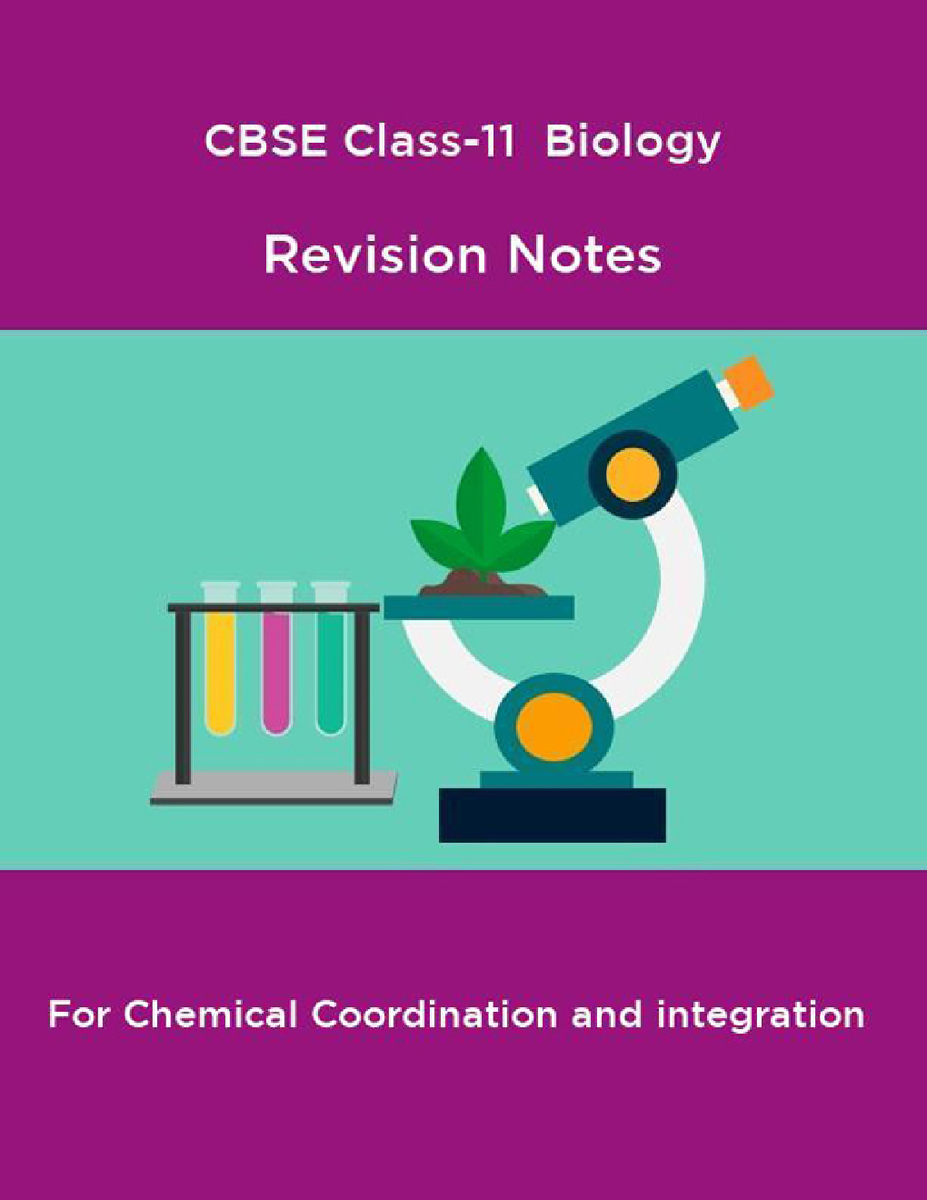 CBSE Class-11  Biology Revision Notes For Chemical Coordination and integration - Page 1