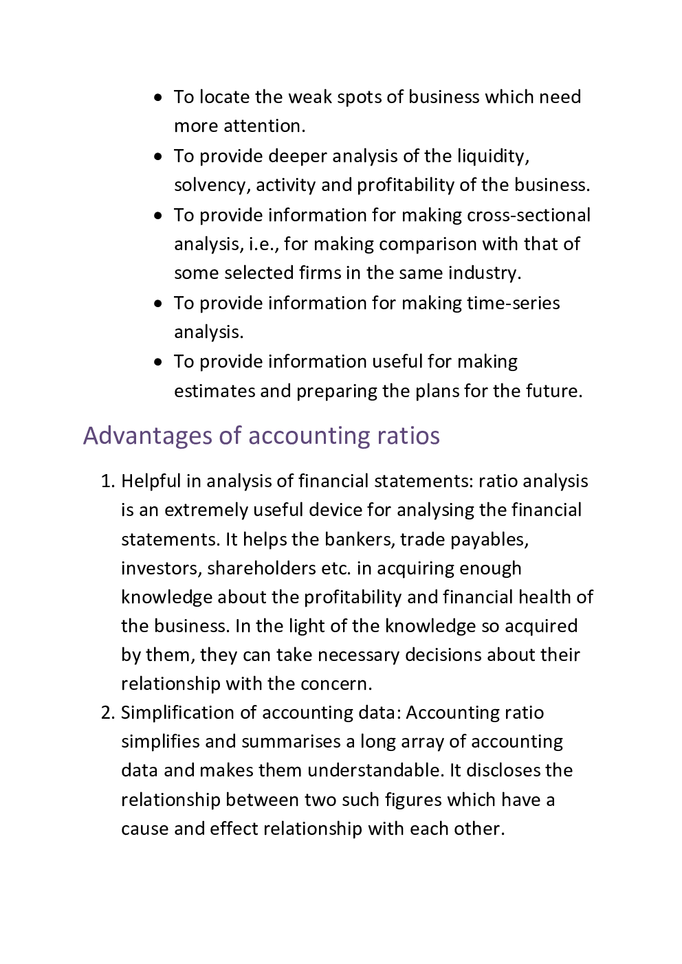 CBSE Class 12 Accountany Revision Notes Accounting Ratios - Page 3