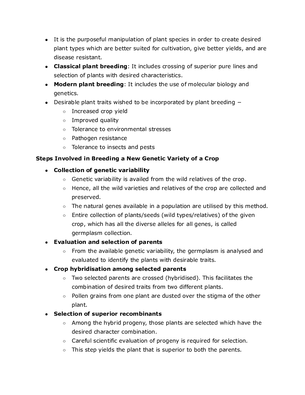 CBSE Class 12 Biology Revision Notes Strategies For Enhancement In Food Production - Page 5
