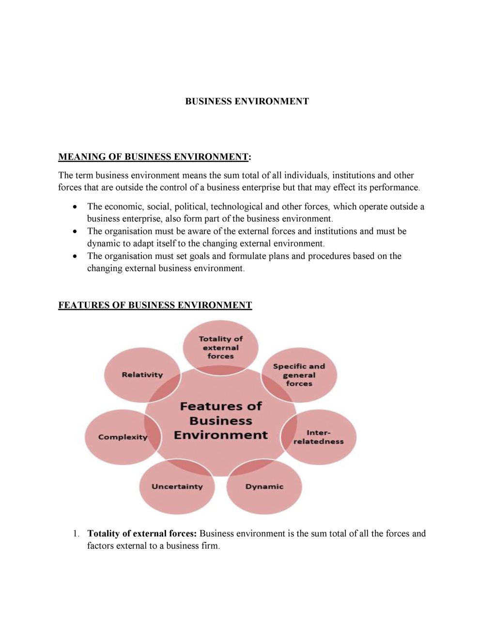 CBSE Class  12 Business Studies Revision Notes Business Environment - Page 2