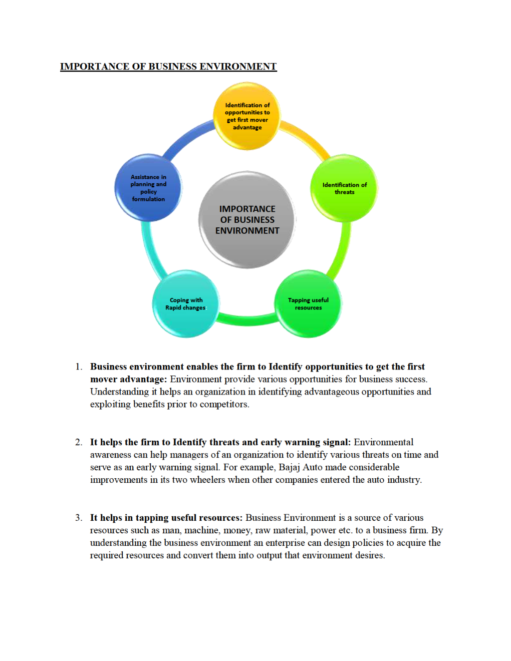 CBSE Class  12 Business Studies Revision Notes Business Environment - Page 4