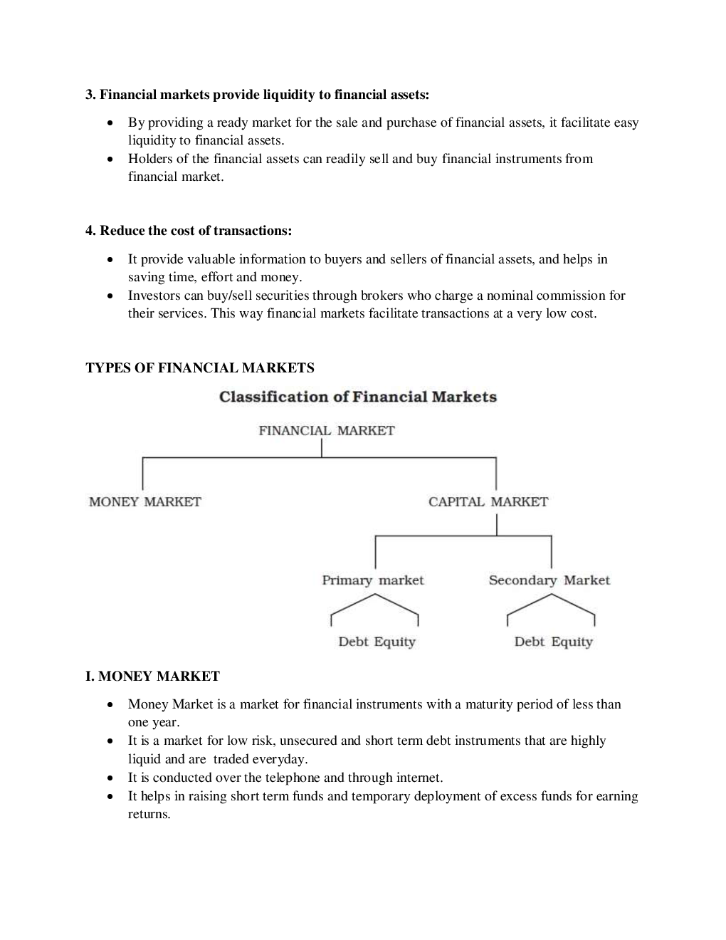 CBSE Class  12 Business Studies Revision Notes Financial Markets - Page 4