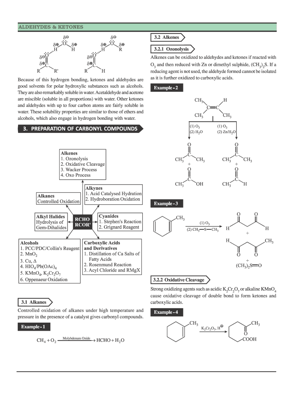 CBSE Class 12 Chemistry Revision Notes Aldehydes, Ketones And Carboxylic Acids - Page 3