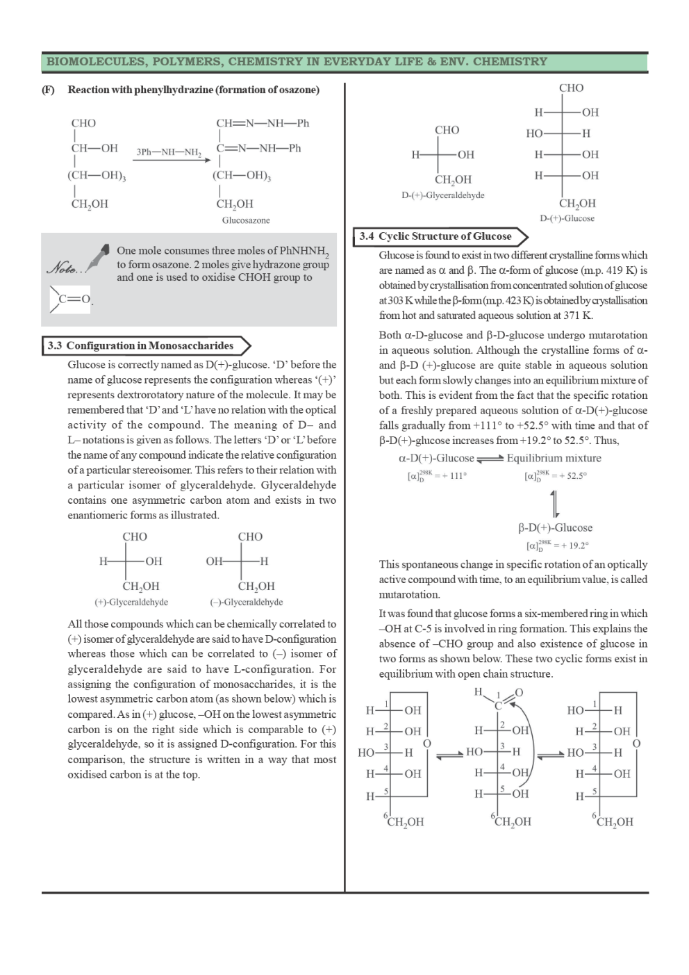 CBSE Class 12 Chemistry Revision Notes Biomolecules - Page 4