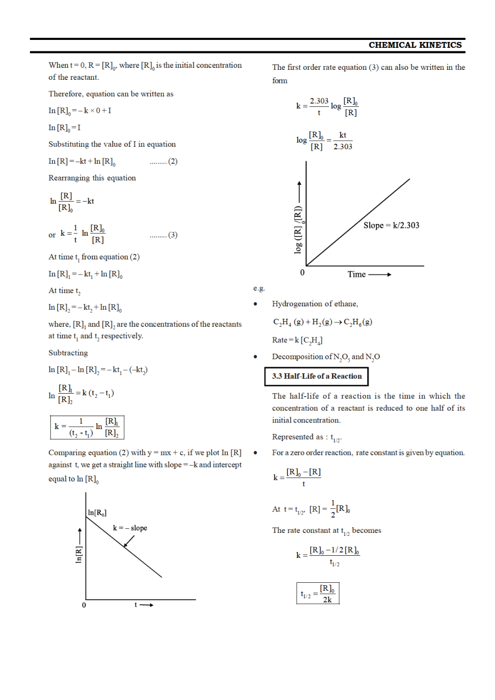 CBSE Class 12 Chemistry Revision Notes Chemical Kinetics - Page 5
