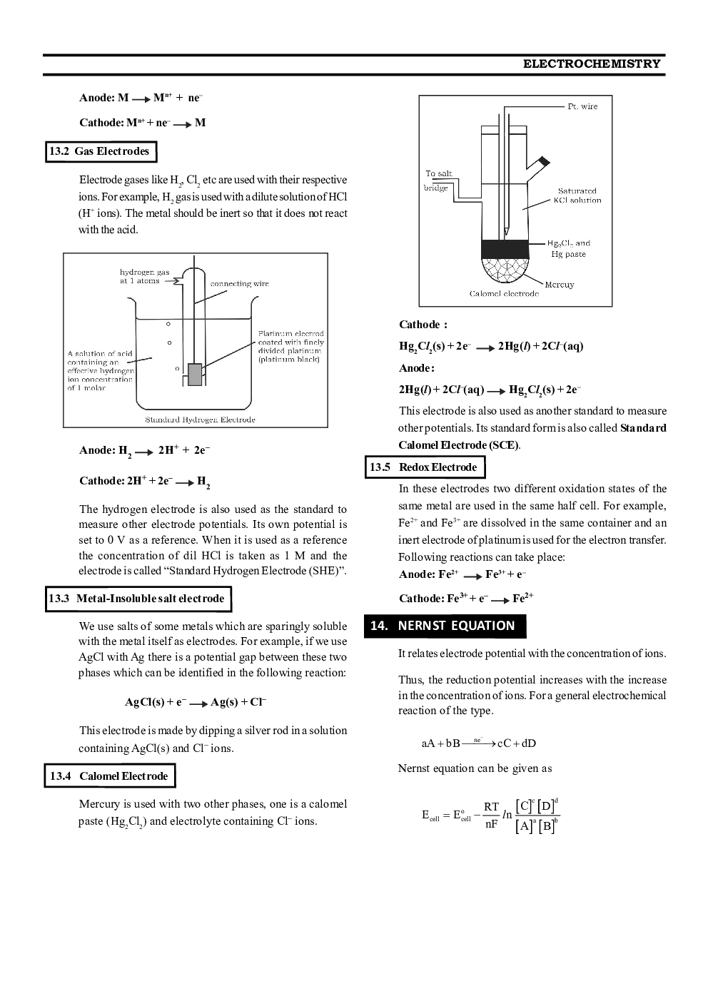CBSE Class 12 Chemistry Revision Notes Electro Chemistry - Page 4