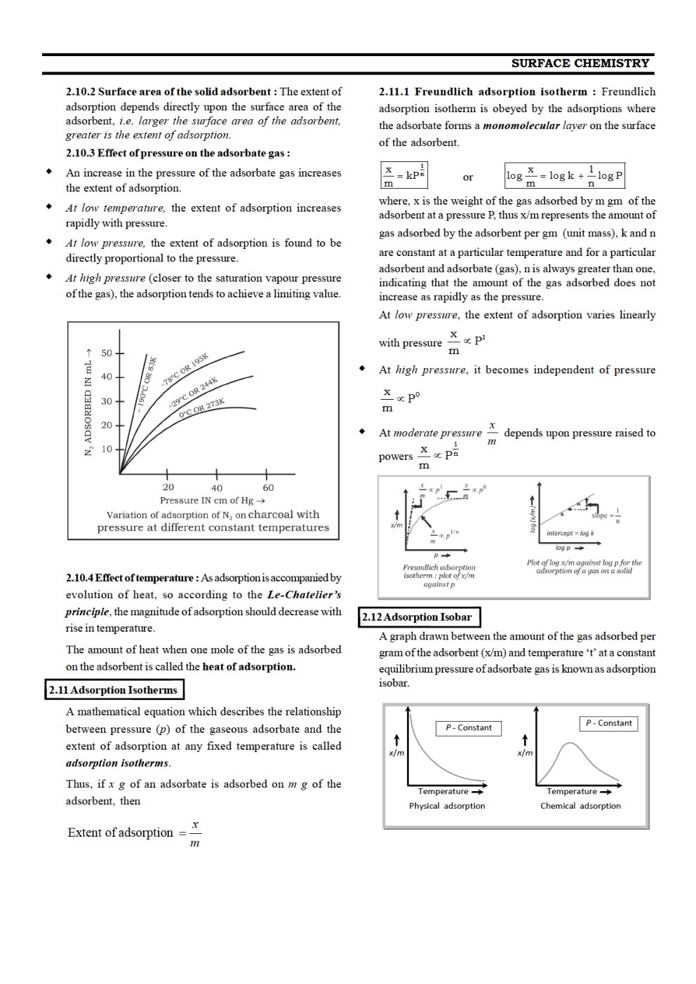 CBSE Class 12 Chemistry Revision Notes Surface Chemistry - Page 5