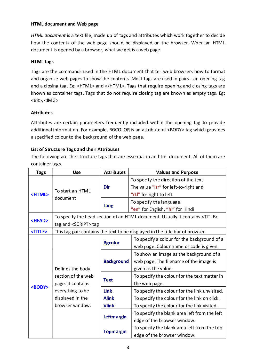 CBSE Class 12 Computer Science Revision Notes Web Technology - Page 4