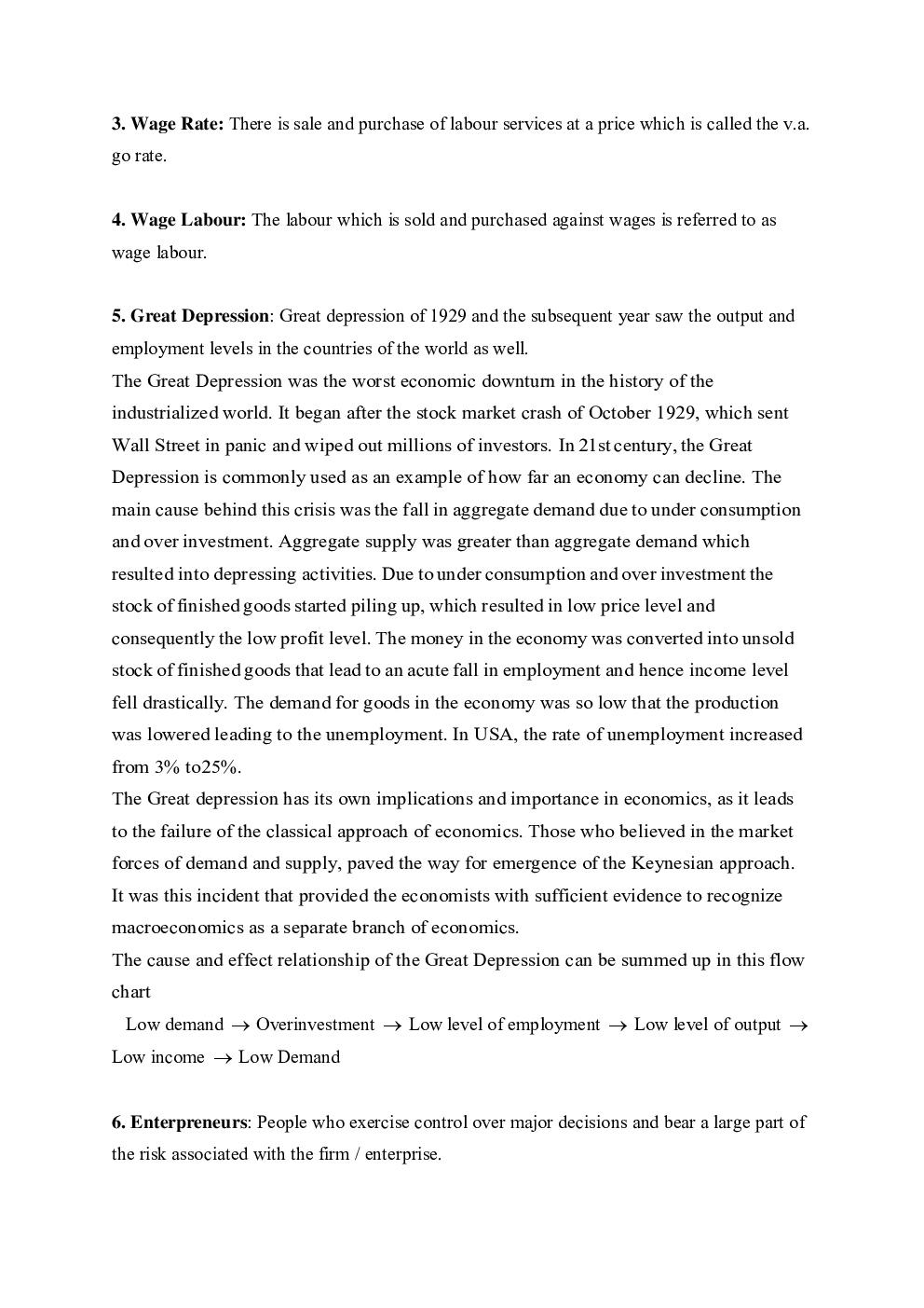 CBSE Class 12 Economics Revision Notes Introduction To Macro Economics - Page 3