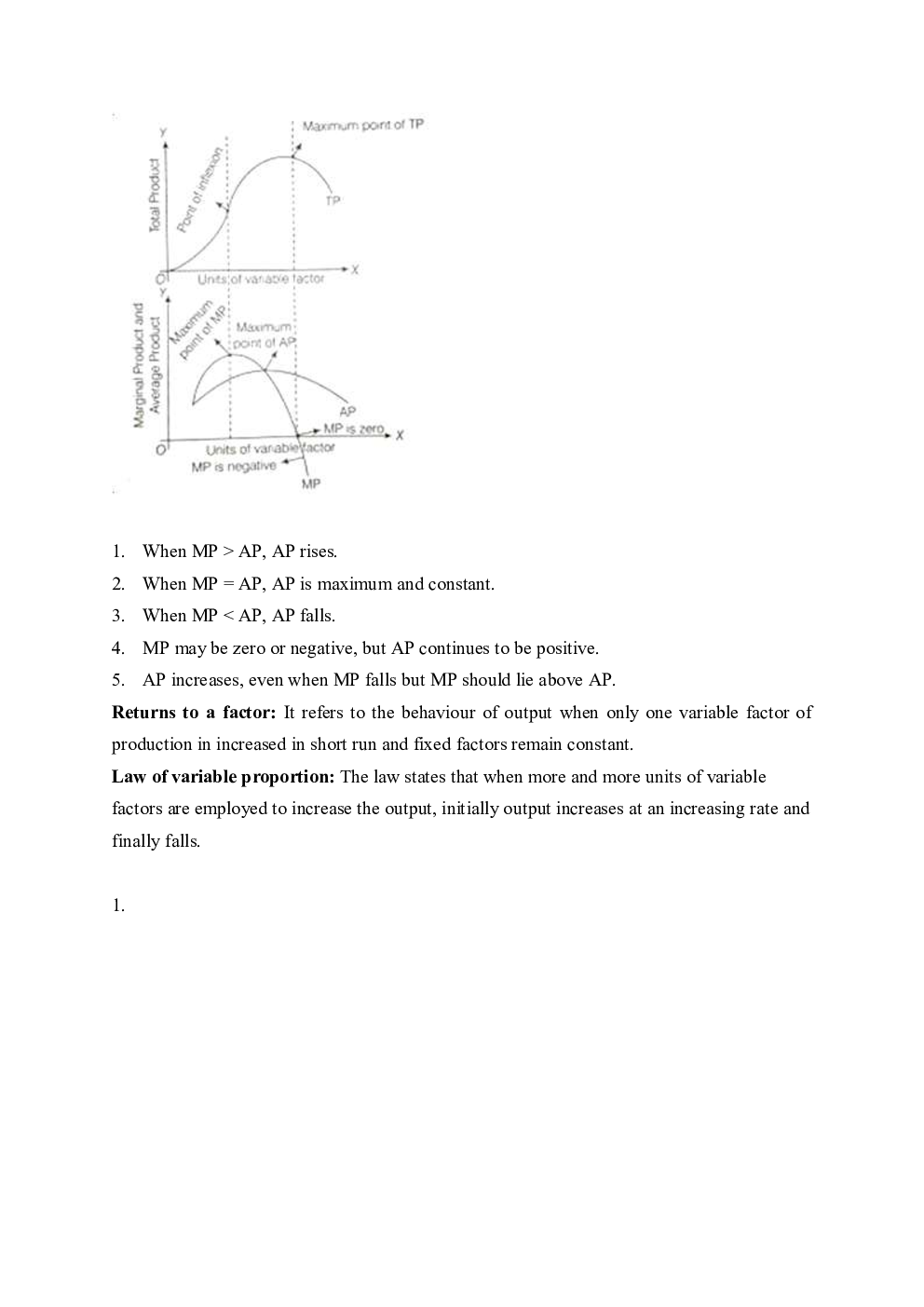 CBSE Class 12 Economics Revision Notes Production And Costs - Page 5