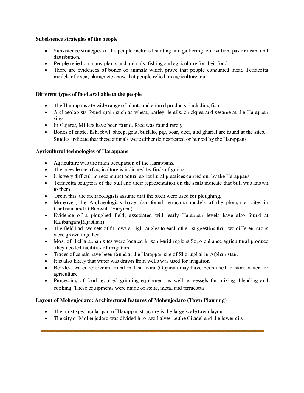 CBSE Class 12 History Revision Notes Bricks, Beads And Bones - Page 3