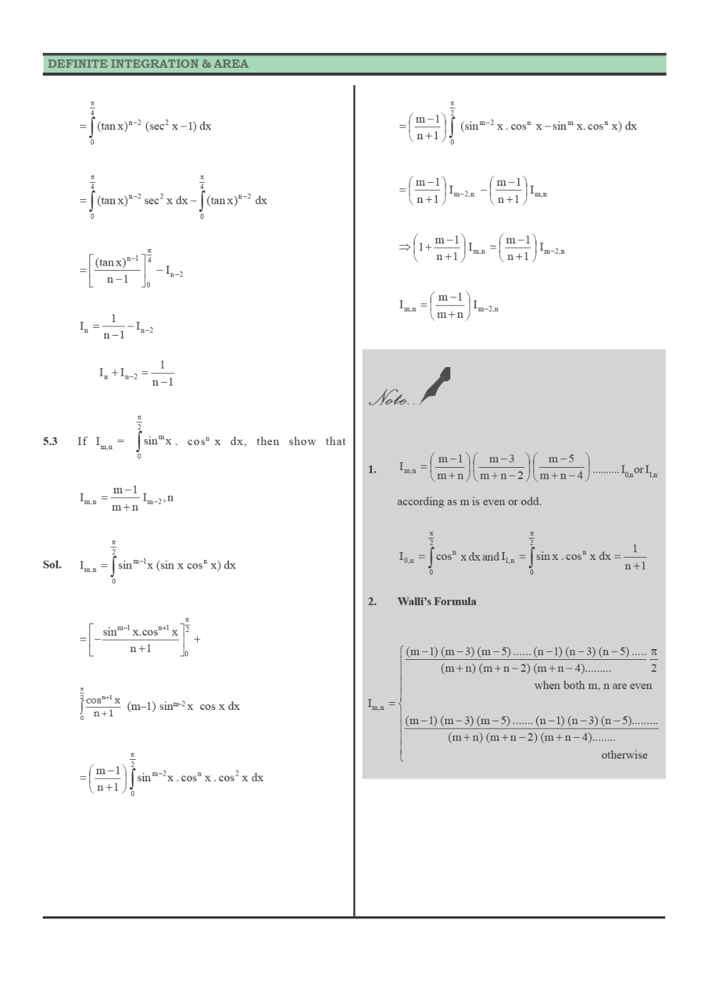 CBSE Class 12 Maths Revision Notes Application Of Integrals - Page 5