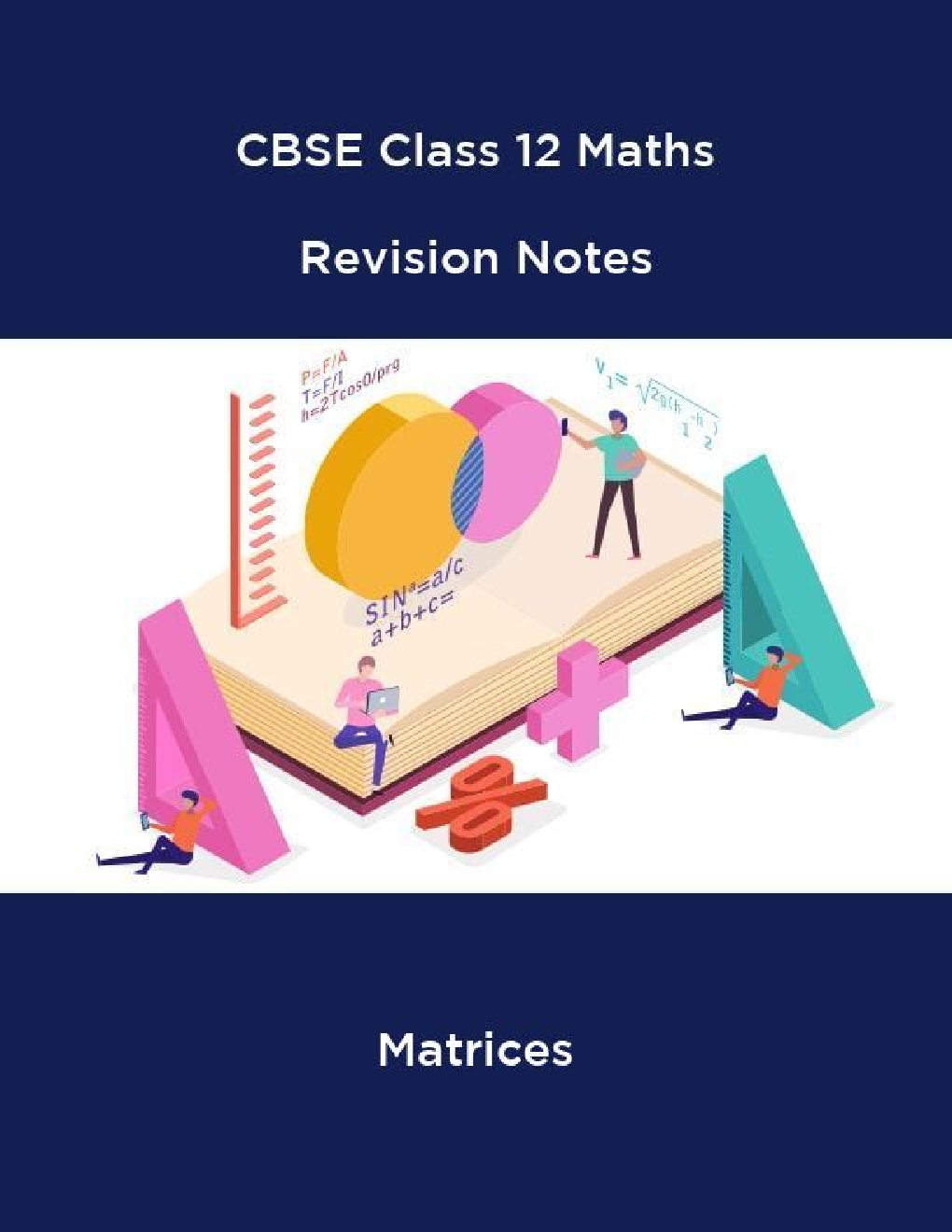 CBSE Class 12 Maths Revision Notes Matrices - Page 1