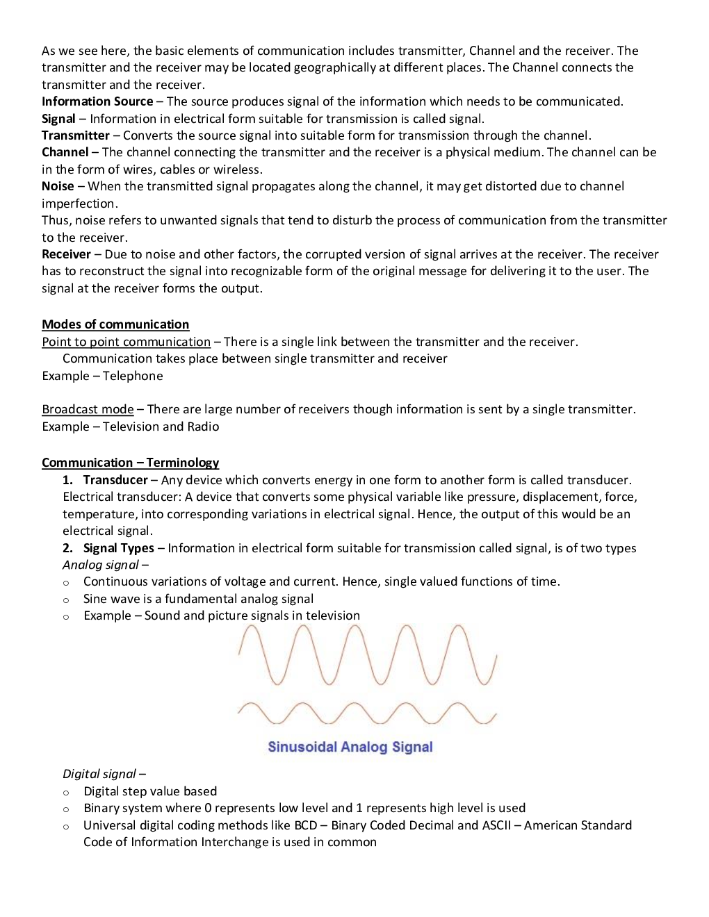 CBSE Class 12 Physics Revision Notes Communication Systems - Page 3