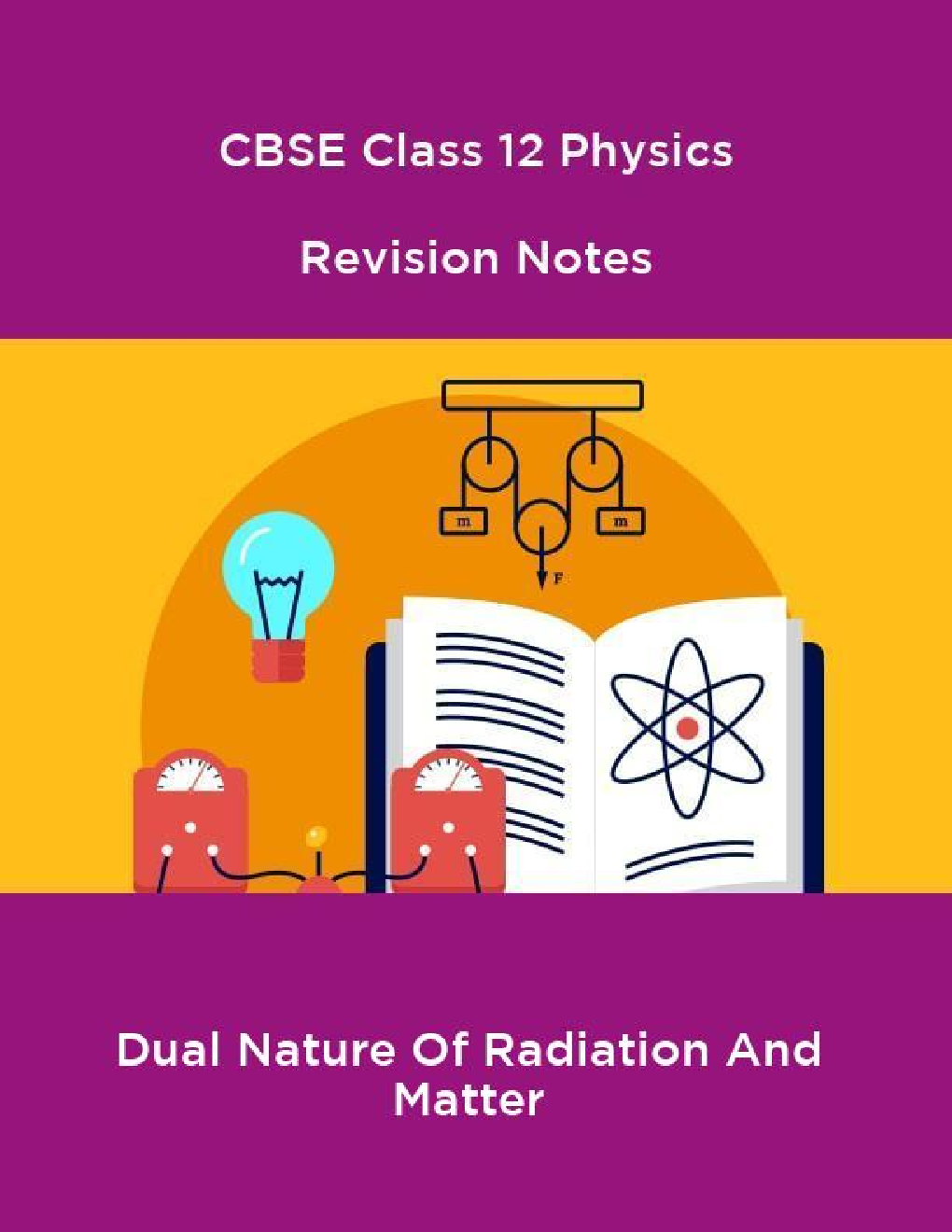 CBSE Class 12 Physics Revision Notes Dual Nature Of Radiation And Matter - Page 1