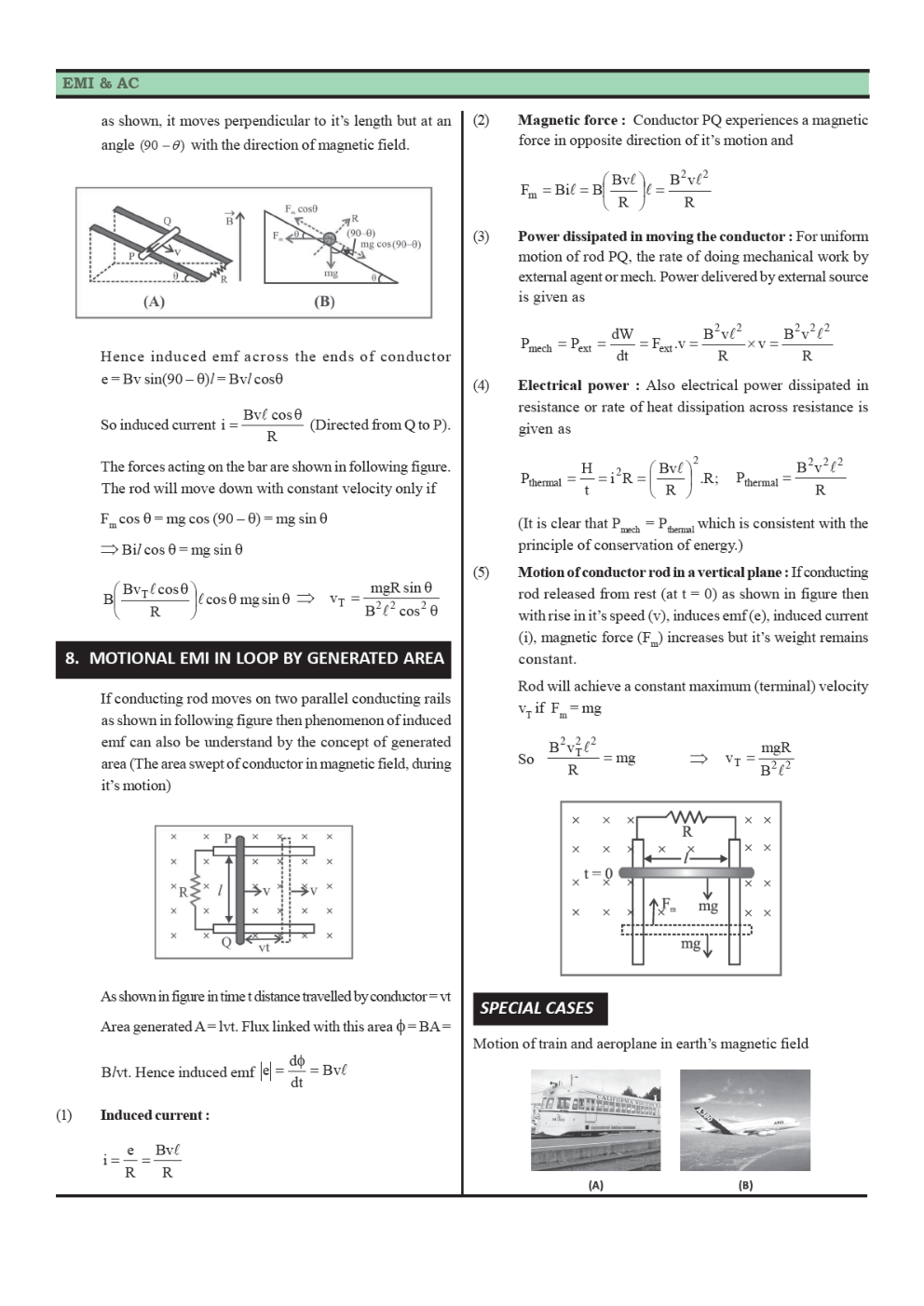 CBSE Class 12 Physics Revision Notes Electromagnetic Induction - Page 5